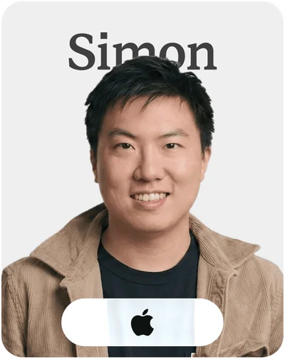 Simon, at Apple
